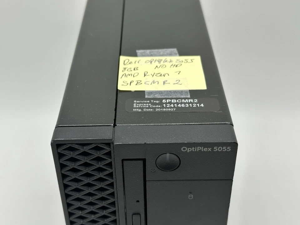 Dell OptiPlex 5055 (AMD Ryzen 7, 8GB RAM, 3.00GHz) Desktop-No AC/OS/HDD - Image 2 of 4