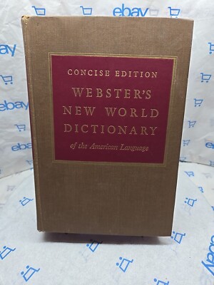 Concise Edition Webster's New World Dictionary of the American Language 1958