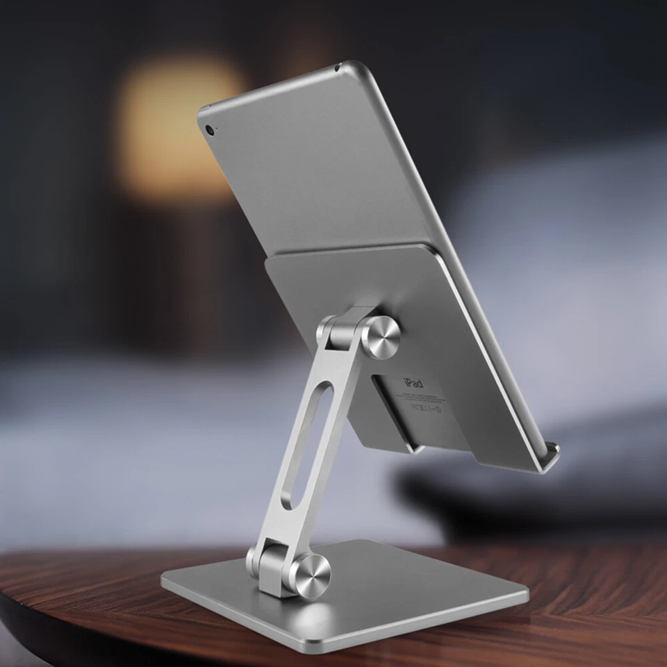 Soporte Plegable para Teléfono Tableta Soporte de Escritorio Ajustable para iPad iPhone Samsung Foto 3 de 4