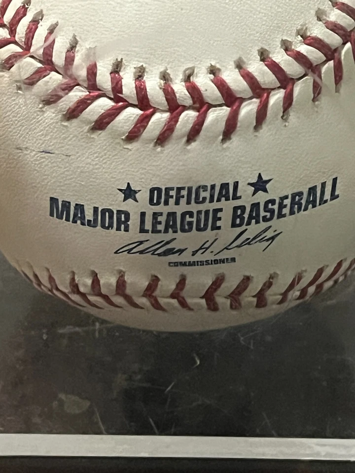 Jon Garland Signed 2008 Anaheim Angels 100th win. 09-28-08 in case Rawlings - Image 4 of 4