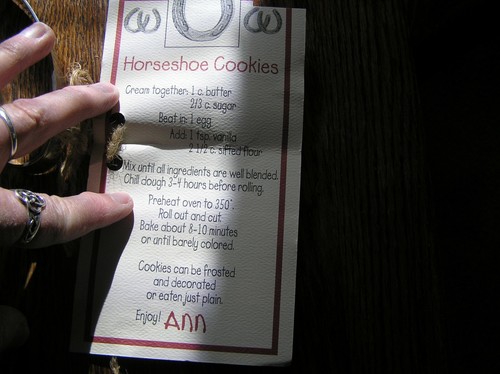 Ann Clark THE HORSESHOE 5.5 x 5" Metal Cookie Cutter w/ Recipe~~NEW!! - Picture 3 of 4
