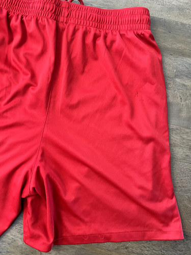 Boy's Nike Dri-Fit Soccer Shorts Club Croacia Red/White with Drawstring Size S - Picture 12 of 14