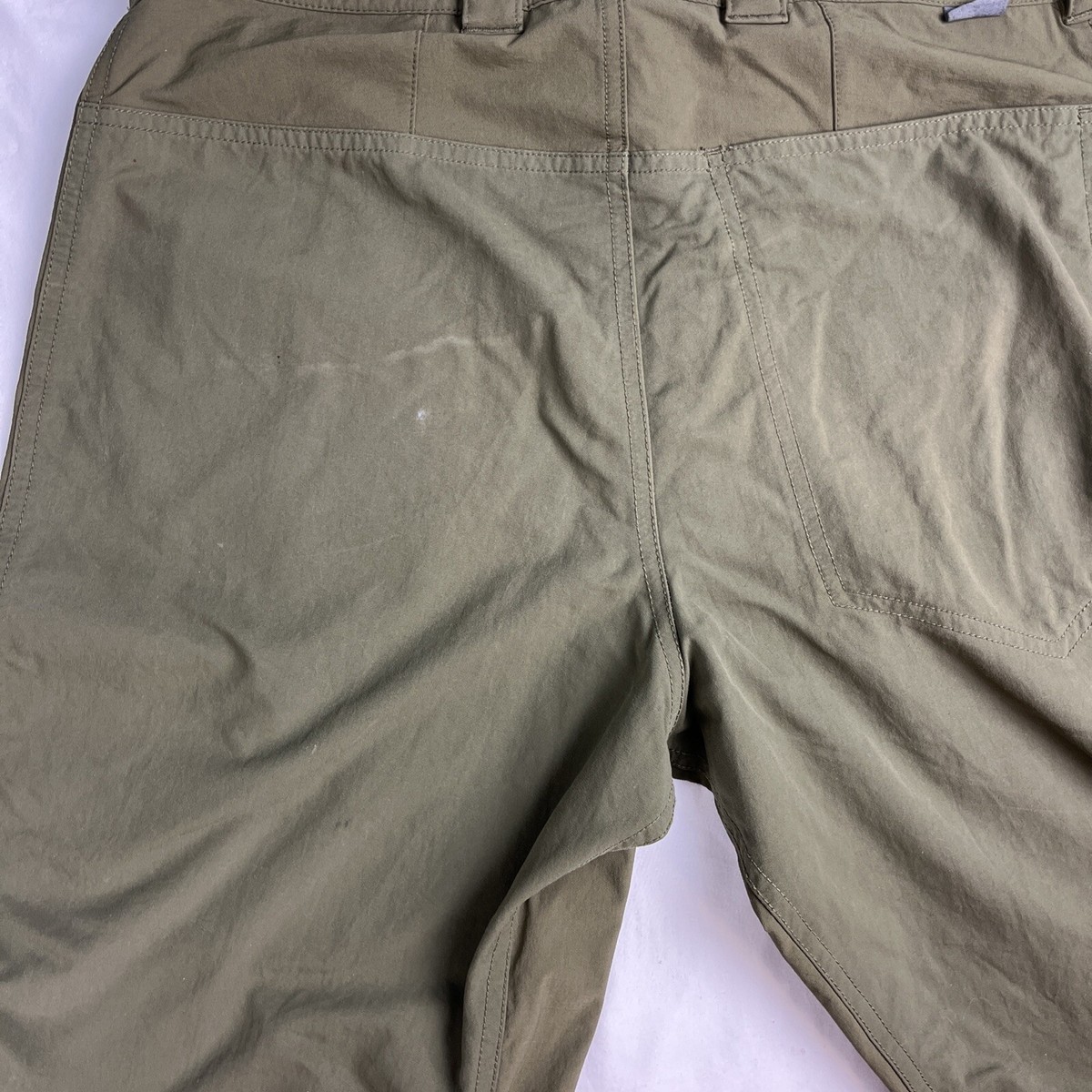 Short Cargo REI Homme Taille 32 Vert Olive - Idéal Randonnée & Camping