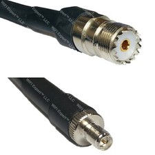 LMR400UF SO239 UHF Female to RP-SMA FEMALE Coaxial RF Cable USA-Ship Lot
