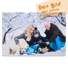 Personalisierbares Fotopuzzle mit eigenem Mot...
