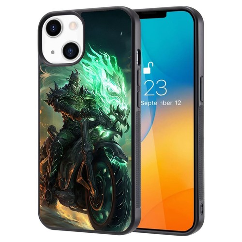 green motorbike speed For Samsung A15 A16 S23 S24 S25 Ultra FE Lightweight Cover - 第 7/25 張圖片
