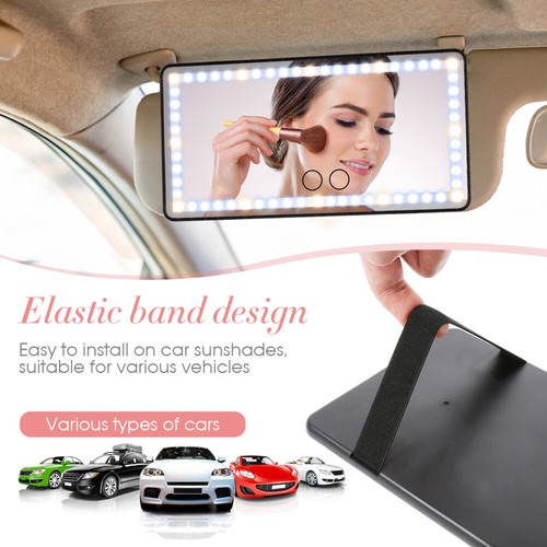 Car Sun Visor Hanging Mirror Cosmetics Makeup for Accessories eBay