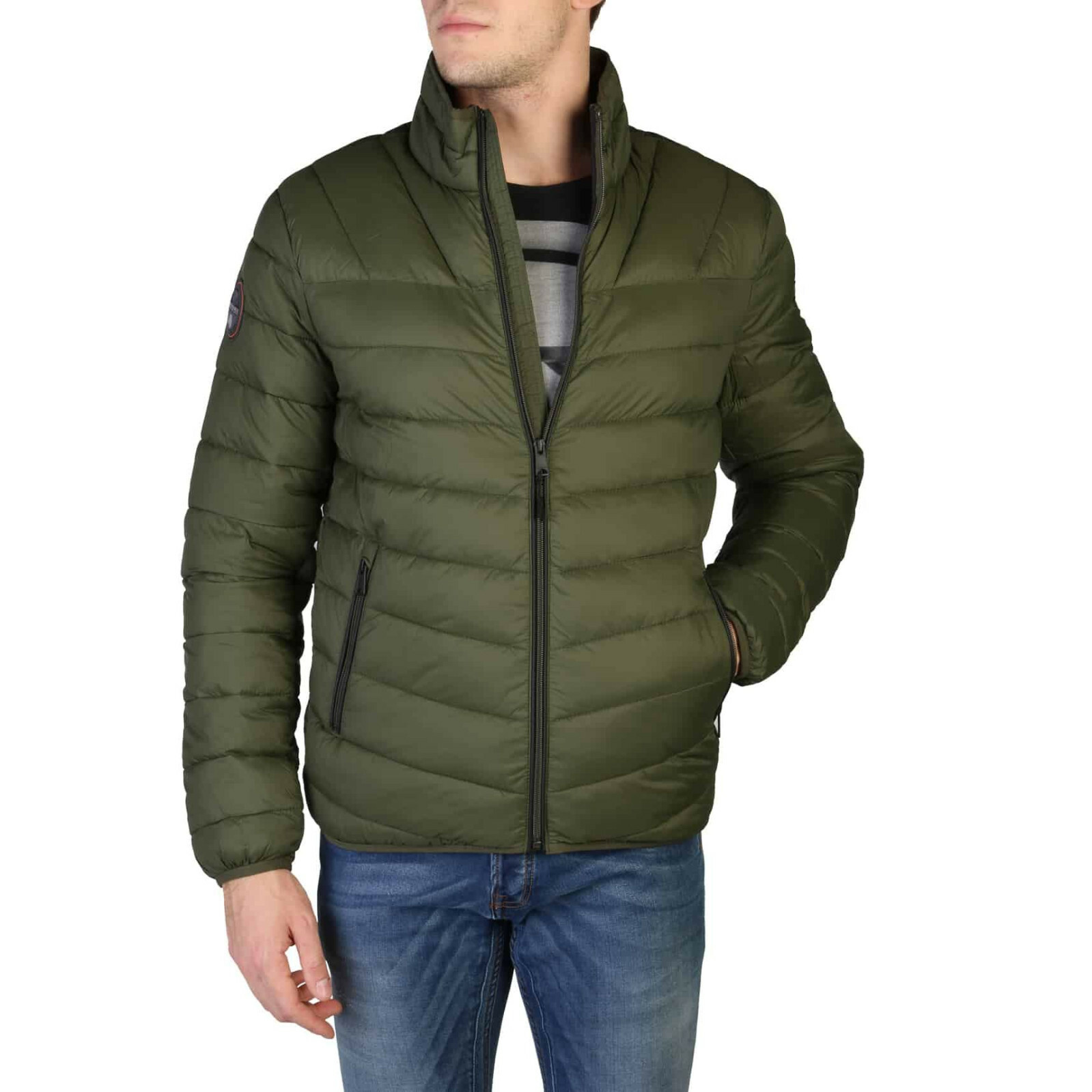 Puffer Bomber Jacket Hooded Padded 