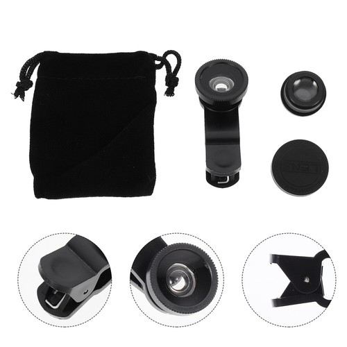 2 Sets Fisheye Lens Travel Mobile Phone Camera Kit for Cellphone - 第 6/12 張圖片