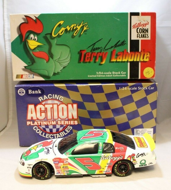 NASCAR Action 1/24 Diecast Bank 5 Terry Labonte 1998 Monte Carlo Kellogg's eBay