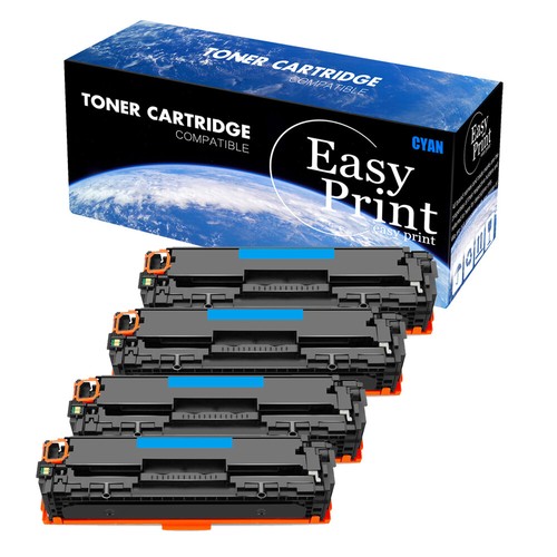 4PK Cyan CB540A Toner replace for HP 