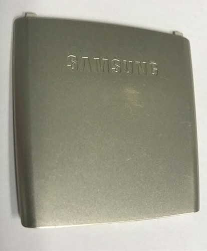 GENUINE Samsung SGH-A437 BATTERY COVER Door SILVER flip cell phone back