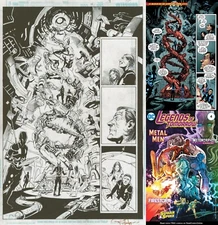 Gerry Conway Firestorm Legends of Tomorrow #4 Pg. 9 Original Art Splash Page