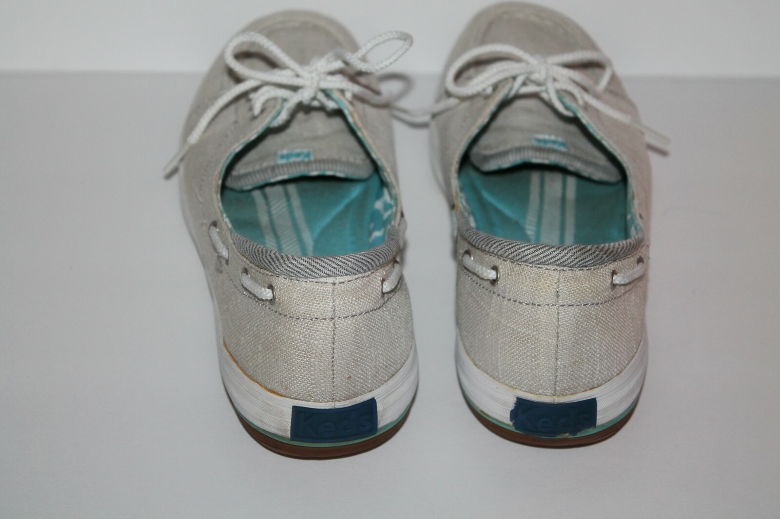 Keds Boat Shoes / Casual Sneakers, WF50110, Light Gray, Womens US Size