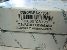 NEW C.S. Osborne (top USA brand) 1204-1 #1 7-1/2" FLEXIBLE PACKING HOOK 58320 