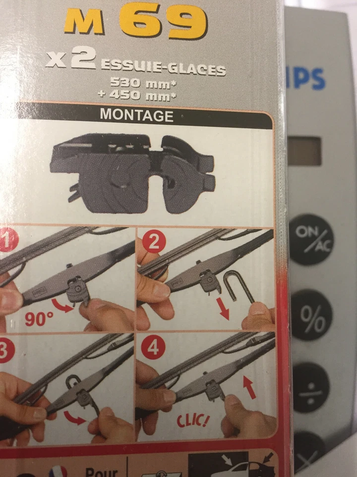 SUPER PROMO 2+1 BALAIS ESSUIE GLACE AV+AR VALEO RENAULT CLIO 2 3/98-5/09 - Photo 4/4