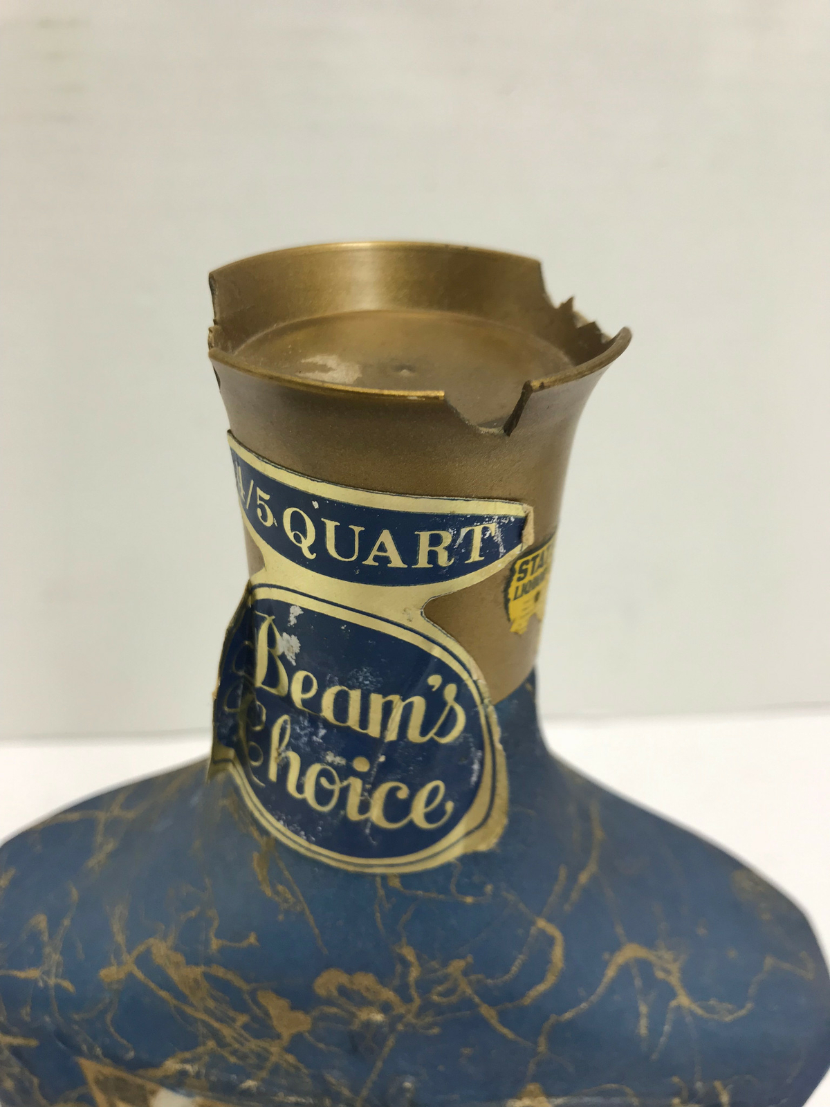 Vintage Jim Beam Whiskey Decanter Frederic Remington Hauling In The Gill Net eBay