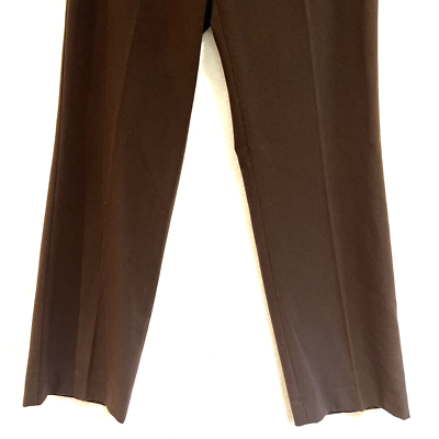 Dressbarn's Women's Chocolate Brown Dress Slacks Petite 4 Classic Pleated  Pants | eBay