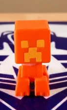 MINECRAFT MINI FIGURES ORANGE CREEPER MATTEL 1"