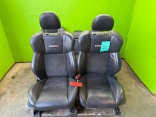 07 Chrysler 300c Srt-8 Srt8 Oem Black Leather Suede Front Rear Seats Side Panels