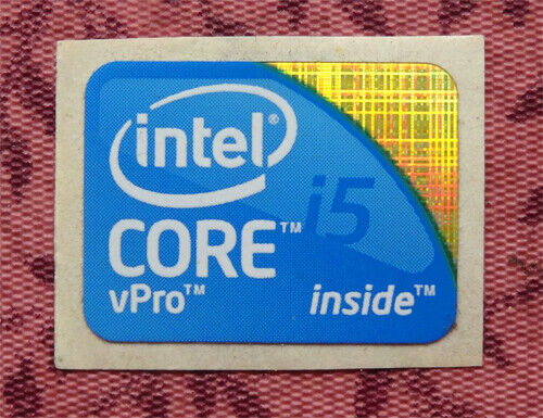 nationale vlag Dag bevroren Intel Core i5 vPro Inside Sticker 18.5 x 24mm Nehalem 1st Gen Badge For  Desktop | eBay
