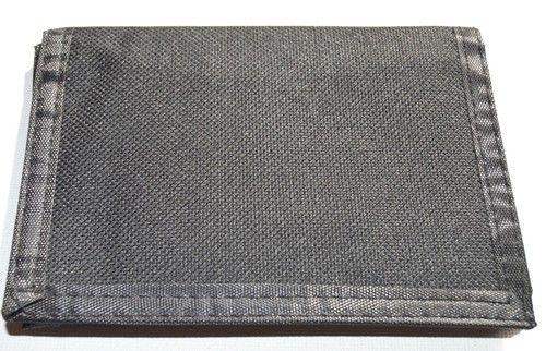 NEU Schwarz Material Herren Geldbörse 13x9cm Jungen Accessoires Münze Karte Vatertag UK - Bild 2 von 2
