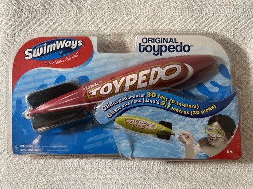 SwimWays Red Toypedo, Glides 30', 10.25" long - New
