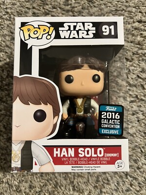 Star Wars Han Solo (Ceremony) #91 2016 Galactic Convention Exclusive Funko POP!