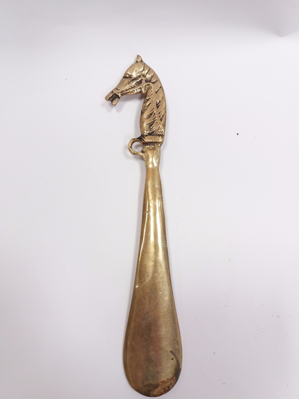 Vintage Equestrian Brass Horse Head Shoe Horn Chairish atelieryuwa