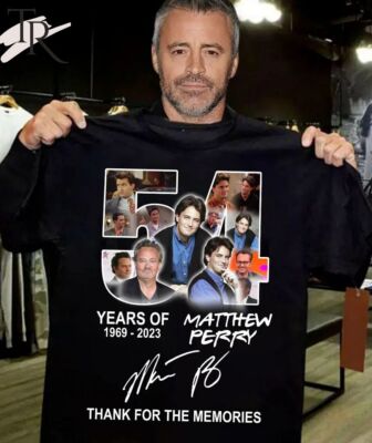 54 Years Of Matthew Perry Thank You For The Memories Unisex shirt