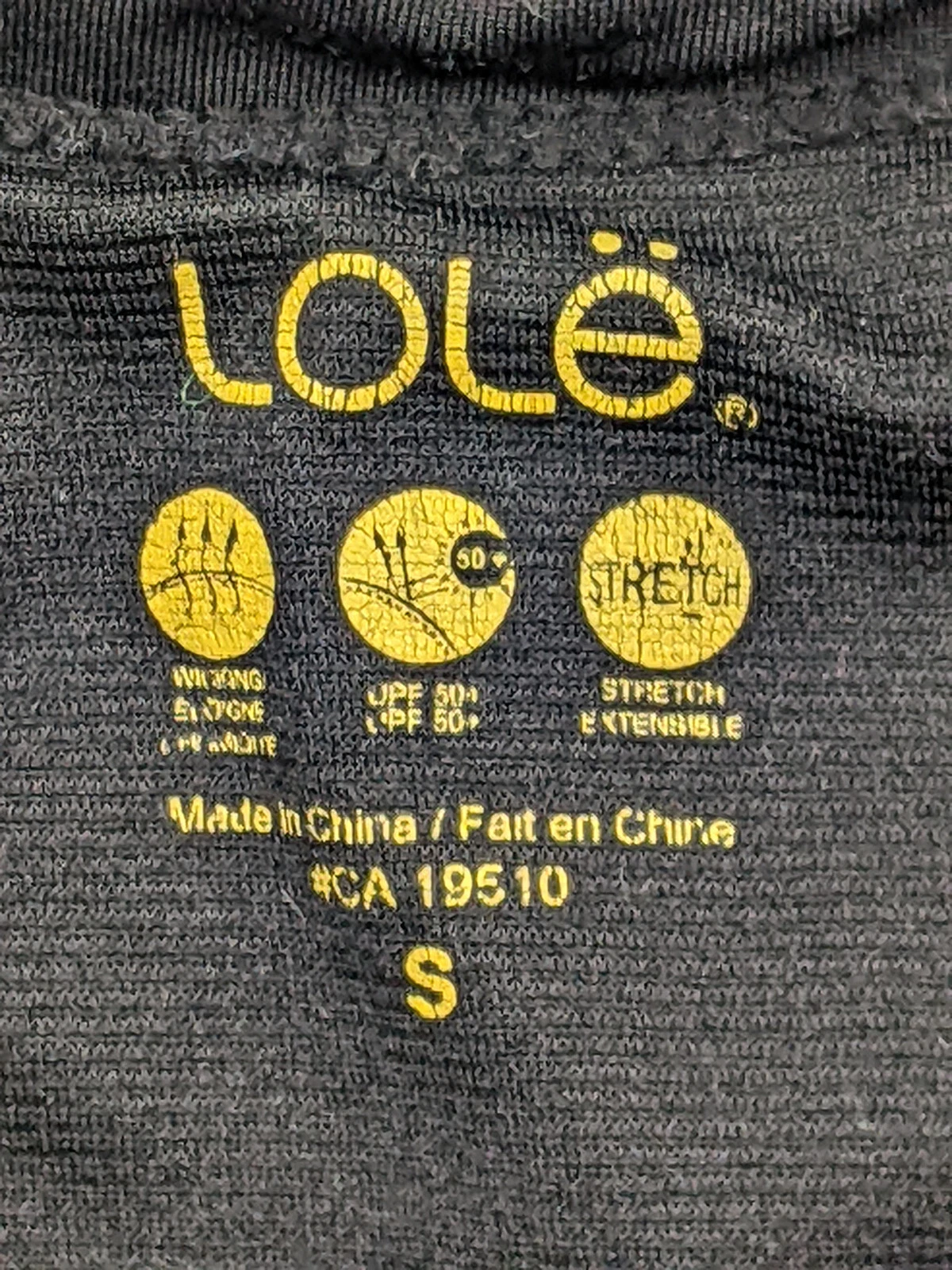 lole sport logo pocket mp3 active wear running tank-top