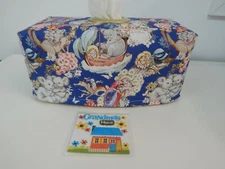 Tissue Box Cover May Gibbs Blue With Circle Opening Great Gift Idea!