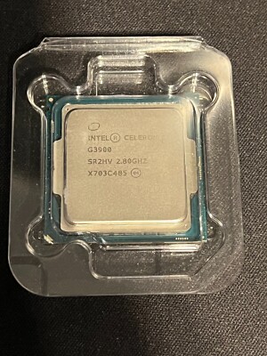 Intel Celeron Dual-Core G3900 SR2HV 2.80GHz 2MB LGA1151 Desktop Processor CPU