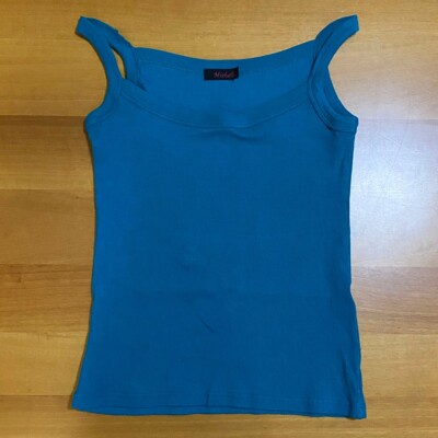 Michelle Tank Top M Girl Girl Blue Overseas Casual Sport Basic Chic