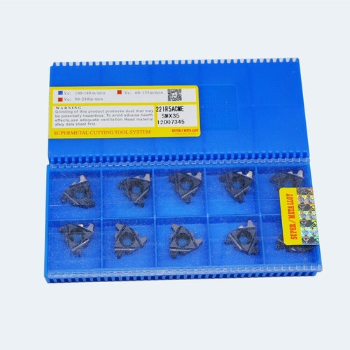 10pcs 22IR5ACME SMX35 High quality Carbide Threading Inserts - Picture 2 of 5