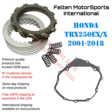 Honda TRX250EX Heavy Duty Clutch Kit Discs Disks Springs Gasket TRX 250EX 01-18