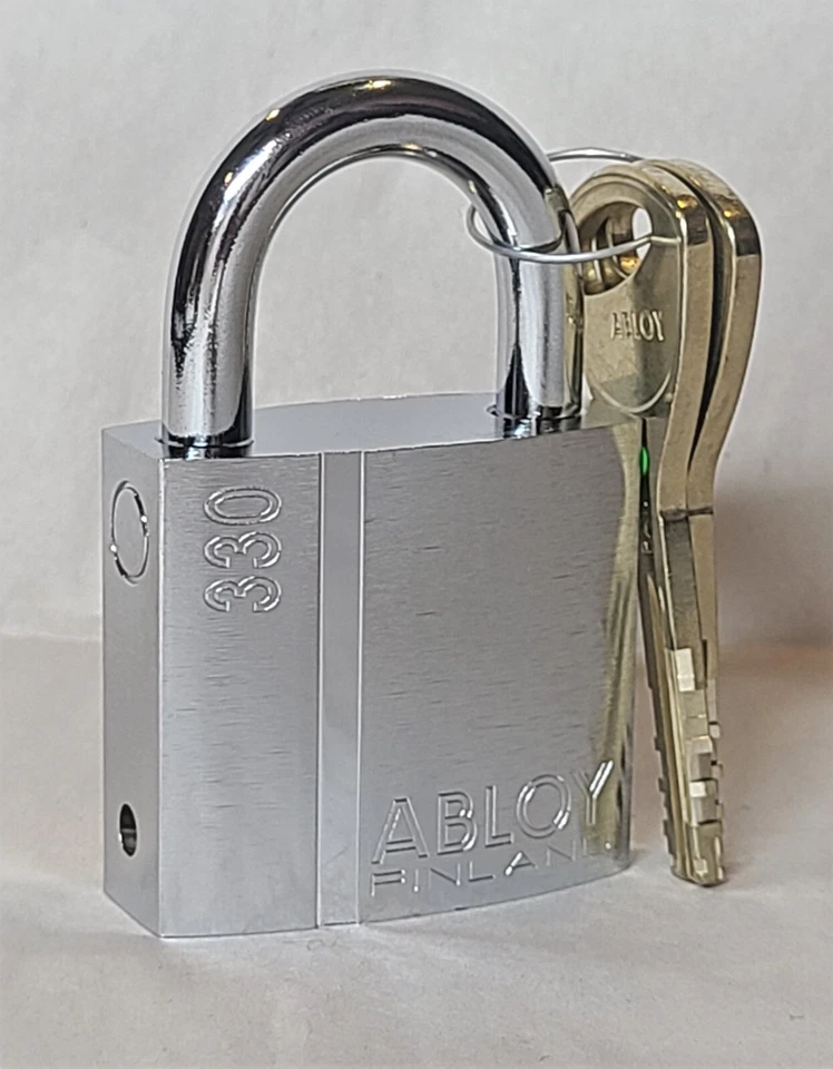Abloy PL330 PL 330  padlock lock - GYM LOCKERS, bikes, marine-  High Security! - Image 4 of 4