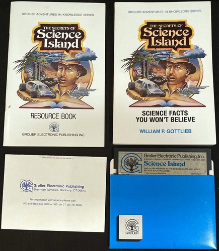 The Secrets of Science Island - Apple II - Completo (1984) Grolier - Imagen 3 de 8