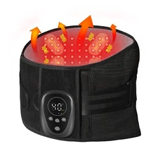 HONGJING Red Light Therapy Massage Back Brace for Lower Back Pain Relief