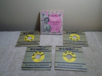 Rich Young and Pretty, MGM, 45 rpm, Vintage 4 Record Set Album Box SOUND TRACK