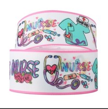  7/8 INCH 22mm GROSGRAIN RIBBON Hair Bow Supplies Wholesale Nurse Nursing