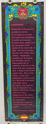 1970 Insanity Blacklight Poster - Happiness - William George