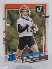 2023 PANINI DONRUSS CHARLIE JONES RATED ROOKIE FOOTBALL CARD BENGALS NFL topps