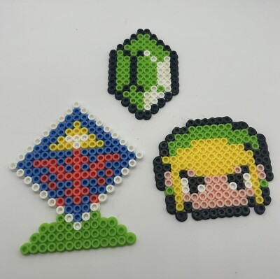Legend Of Zelda Perler Bead Art Pixel Art Nintendo NES SNES - Main Image