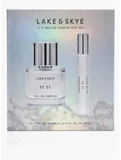 Lake & Skye 11 11 Eau de Parfum Gift Set 1.7oz + 0.33oz HARD GIFT BOX