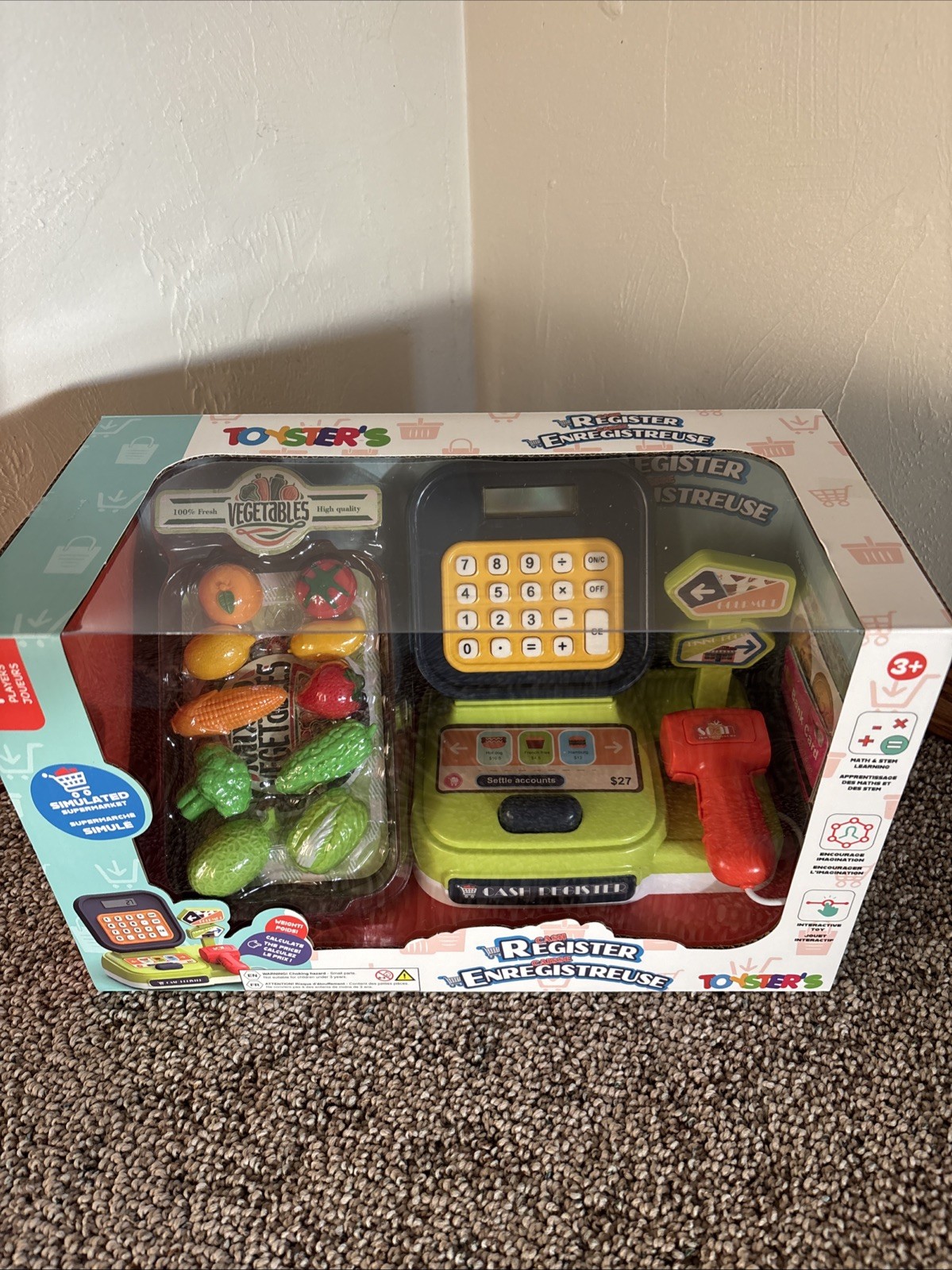 Ter&rsquo;s Cash Register Toy Pretend Play For Kids Cash Registe