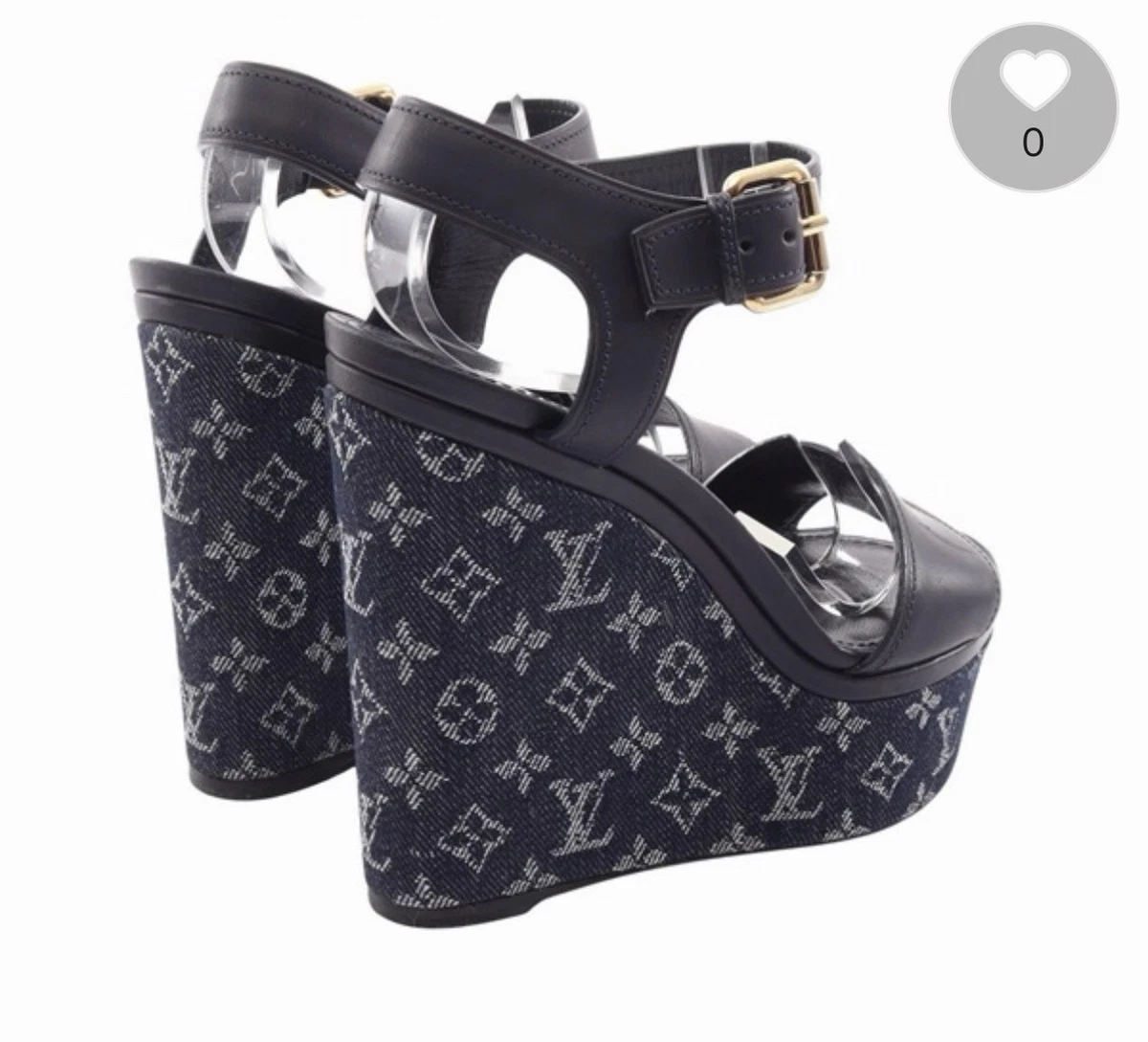Louis Vuitton Black Sandals for Women for sale | eBay