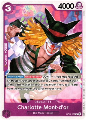 Charlotte Mont-d'or - OP11-072 UC - A Fist of Divine Speed