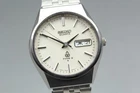 Vintage 1977 Near MINT Seiko Type II 7546-8070 Kanji Silver Quartz Men's Watch