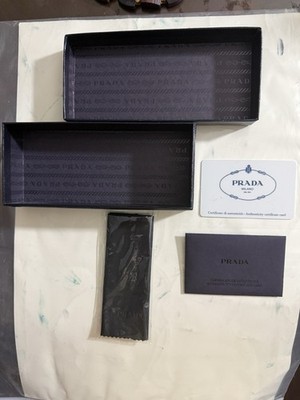 Prada Sunglasses gift box with Authenticity Card, new cleaning